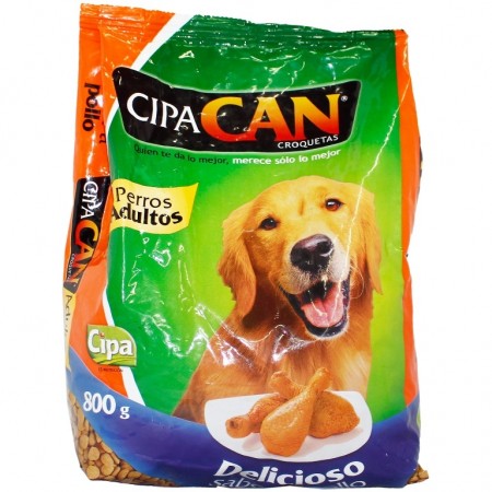 Cipacan pollo 800 gr Paca * 20 und