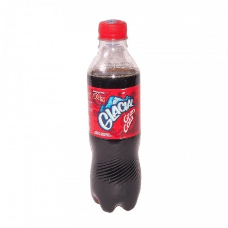 Gaseosa cola negra Glacial 400ml Paca...