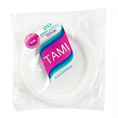 Plato blanco Tami 15.5 cm 20 und Paca...