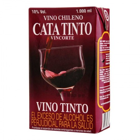 Vino chileno tetrapack Cata Tinto 1...