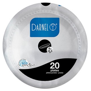 Plato blanco de 15.5 cm...