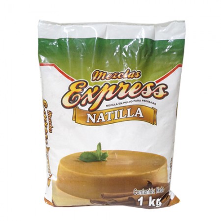 Mezcla de natilla Express 1 kilo Paca...