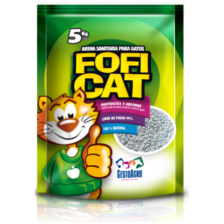 Arena para gatos Foficat 5 kg * und