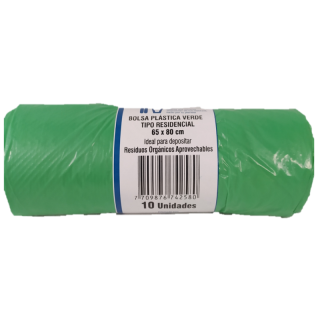 Bolsa residencial verde...