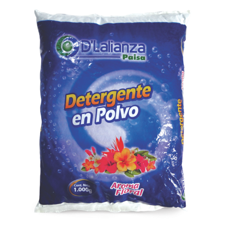 Detergente en polvo aroma floral...