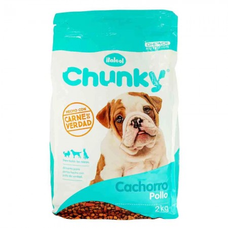 Chunky para perros cachorros 2 kg...