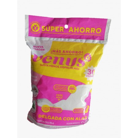 Toallas higiénicas delgadas con alas...