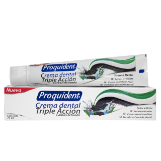 Crema dental triple acción...
