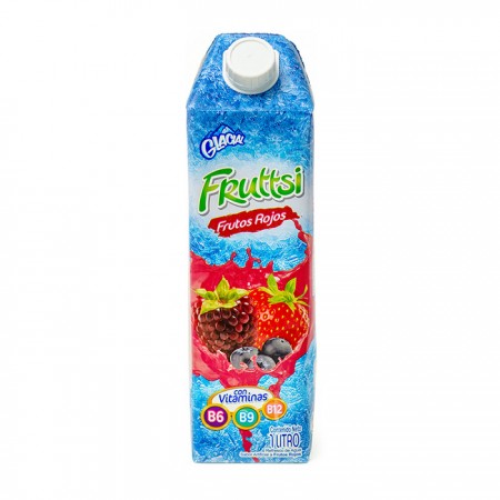 Refresco en caja sabor frutos rojos...