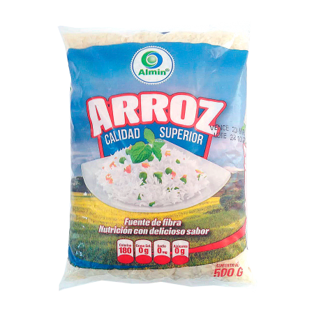 Arroz Almin 500 gr Paca * 25 und