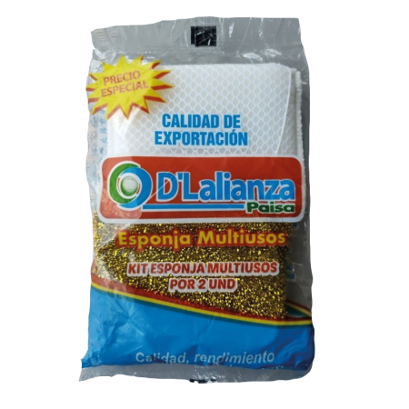 Kit esponja oro + esponja malla...
