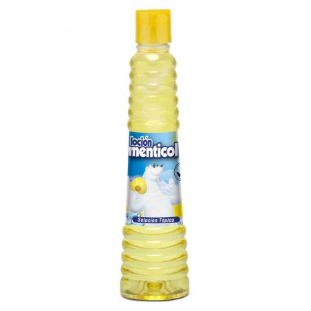 Loción Menticol amarillo tapa 250 ml...
