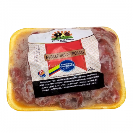 Bandeja mollejas Pollos de la Granja...