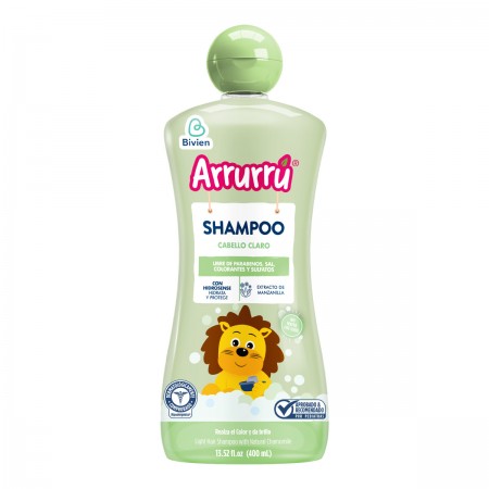 Shampoo cabello claro Arrurrú 400 ml...