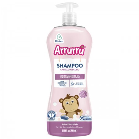 Shampoo cabello oscuro Arrurrú 750ml...