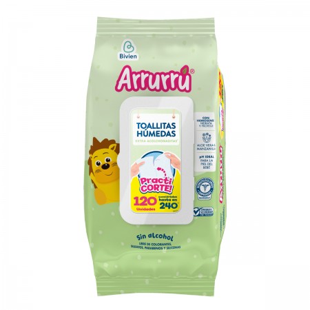 Toallitas húmedas de aloe y...