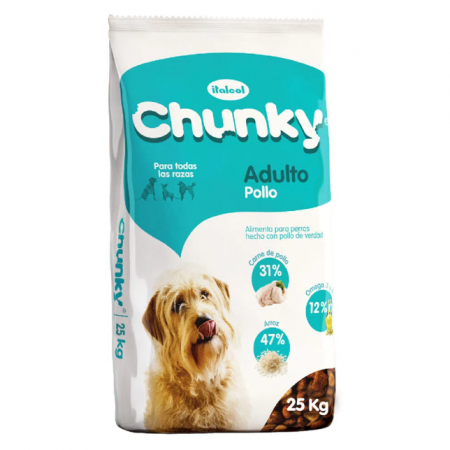Chunky para perros adultos pollo...