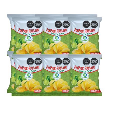 Papas fritas Almin limón 25 gr * 12...
