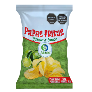 Papas fritas Almin limón...