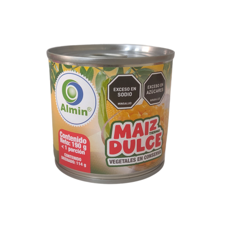 Maiz Tierno Almin enlatado * 190 Caja*12