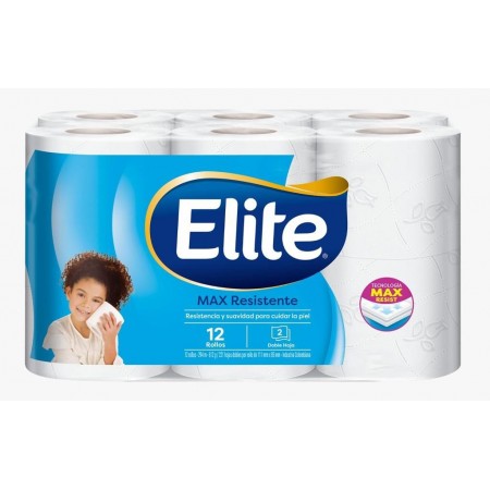 Papel higiénico doble hoja Elite Max...