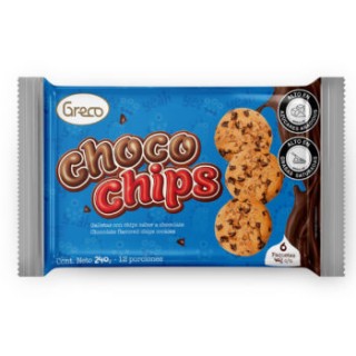 Galletas choco chips Greco...