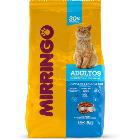 Mirringo para gatos adultos 8 kg Paca...