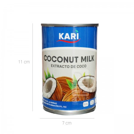 Leche de coco Kari 400 ml Paca* 24 Und