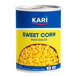 Lata de maíz tierno Kari...