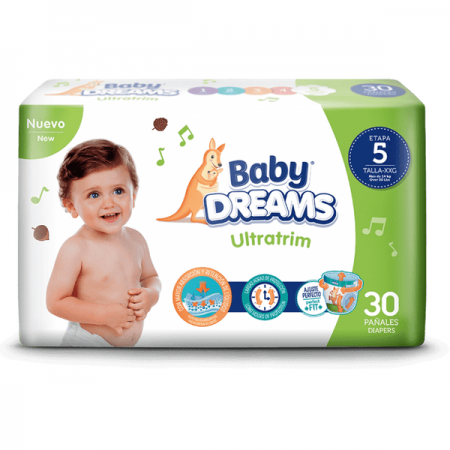 Pañales Baby Dreams Ultratrim Etapa...