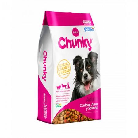 Chunky para perros cordero arroz y...