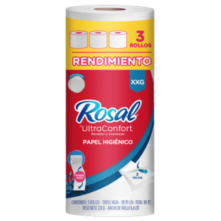 Papel higiénico triple hoja...