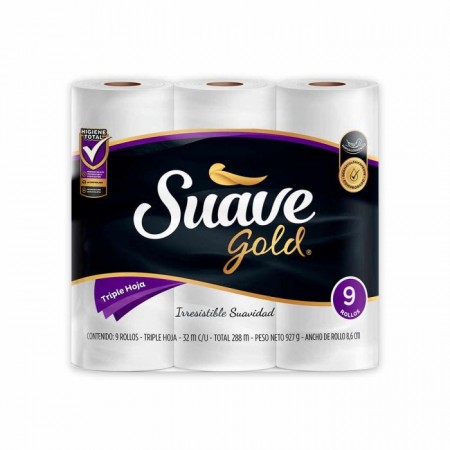 Papel higiénico triple hoja Suave...