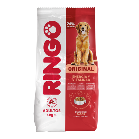 Cuido adulto Ringo original 1 kg Paca...