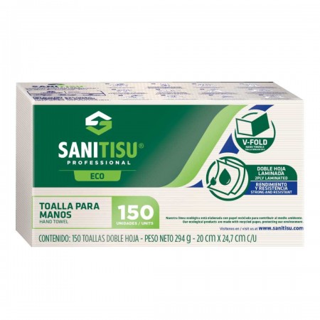 Toallas para manos eco natural...