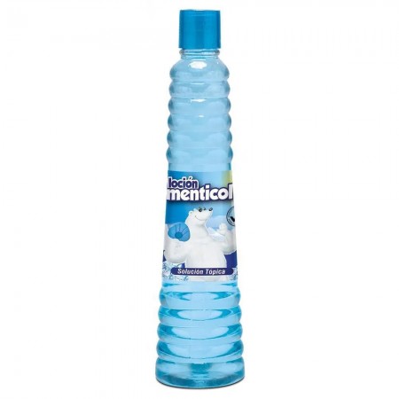 Loción Menticol tapa azul 350 ml * 6 und