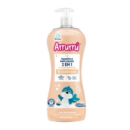 Shampoo y baño liquido 2 en 1...