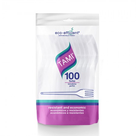 Tenedor Tami blanco clean touch...