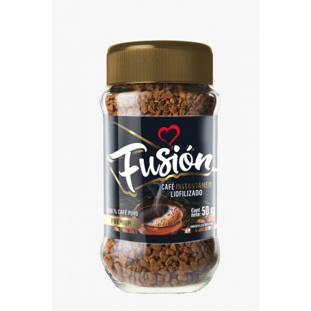 Fusion cafe liofilizado 50 gr * 24 Und