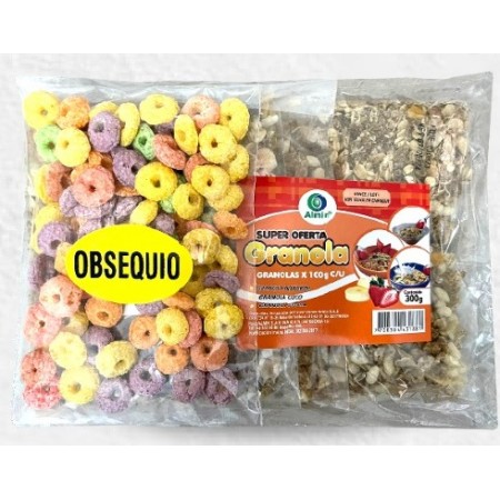 Oferta de granola (Natural, Coco,...