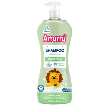 Shampoo Arrurrú Cabello Claro 750 ml...