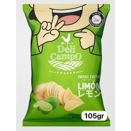 Papas fritas Delicampo sabor limón...