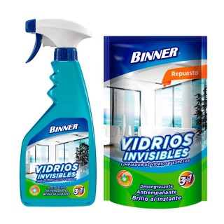 Limpia vidrios 4 en 1 500ml...