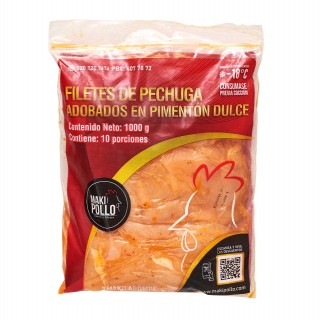 Filete de pechuga pimentón...