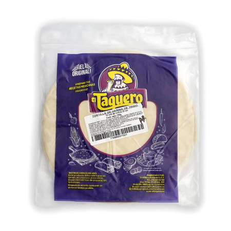 Tortilla de harina  El Taquero 25x10...