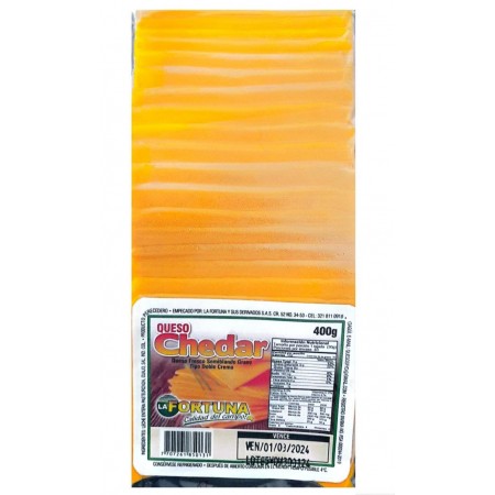 Queso chedar La Fortuna 400 gr