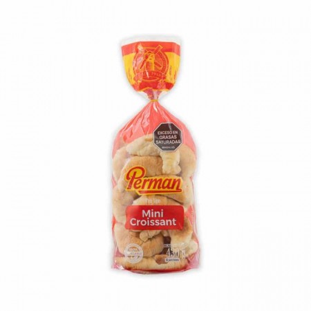 Minicroissant Perman x 20 unds 430 gr...