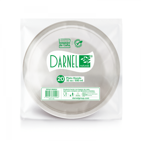 Plato hondo Darnel naturals bagazo 32...
