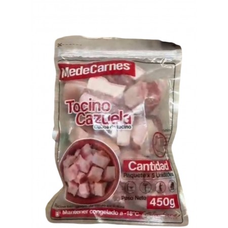 Tocino Cazuela x 450 gr Medecarnes
