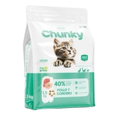 Chunky para gaticos pollo cordero 1,5...